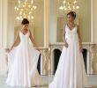 Expensive Wedding Dresses Luxury Naomi Neoh 2018 Greek Style Wedding Dress V Neck Chiffon Summer Beach Wedding Gowns with Handmade Flower Grecian Bridal Dress