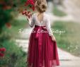 Fall Wedding Flower Girl Dresses Elegant 7