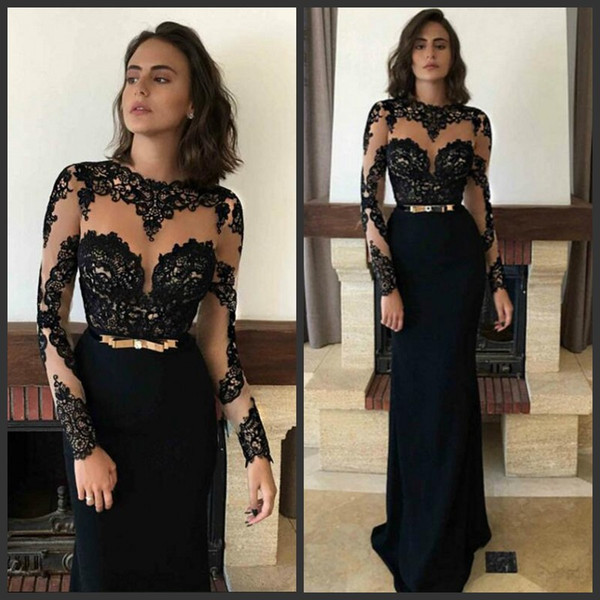 Fashion Gowns Best Of Vintage Fashion Prom Dresses Illusion Long Sleeves Y Lace