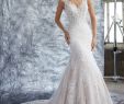 Fit and Flare Wedding Dress with Sleeves Unique Mori Lee Kristina Style 8212 Dress Madamebridal