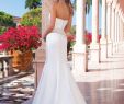 Fit and Flare Wedding Gown Unique Style 6045 Satin Fit and Flare Dress Accented with A