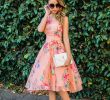 Floral Dresses for Wedding Guests Inspirational Gorgeous Floral Dress In Tulle and Chiffon This Colour is