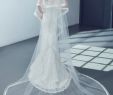 Floral Embroidered Wedding Dress Elegant Spaghetti Strap A Line Floral Embroidered Wedding Dress In