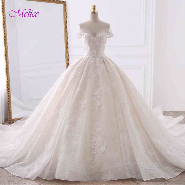 Floral Embroidered Wedding Dress Luxury Flower Embroidered Wedding Dress Eatgn