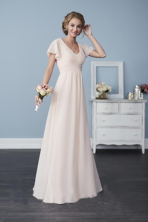 Flutter Sleeve Wedding Dresses Luxury Christina Wu Bridesmaid Dress