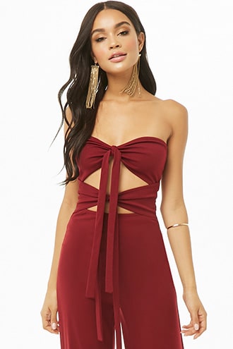 Forever 21 Wedding Guest Dresses Lovely Cut Out & Tie Front Dresses Women