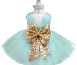 Frock Designing Fresh 2019 Baby Frock Designs Lace Christening Gown Gold Bow Baby Girl 1 Year First Birthday Outfit toddler Infant Party Dress Kids Vestido Y From