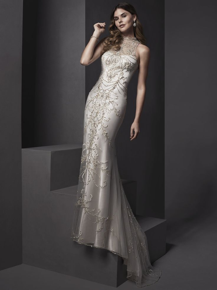 sleeveless wedding dress photo as to gatsby inspired wedding dress