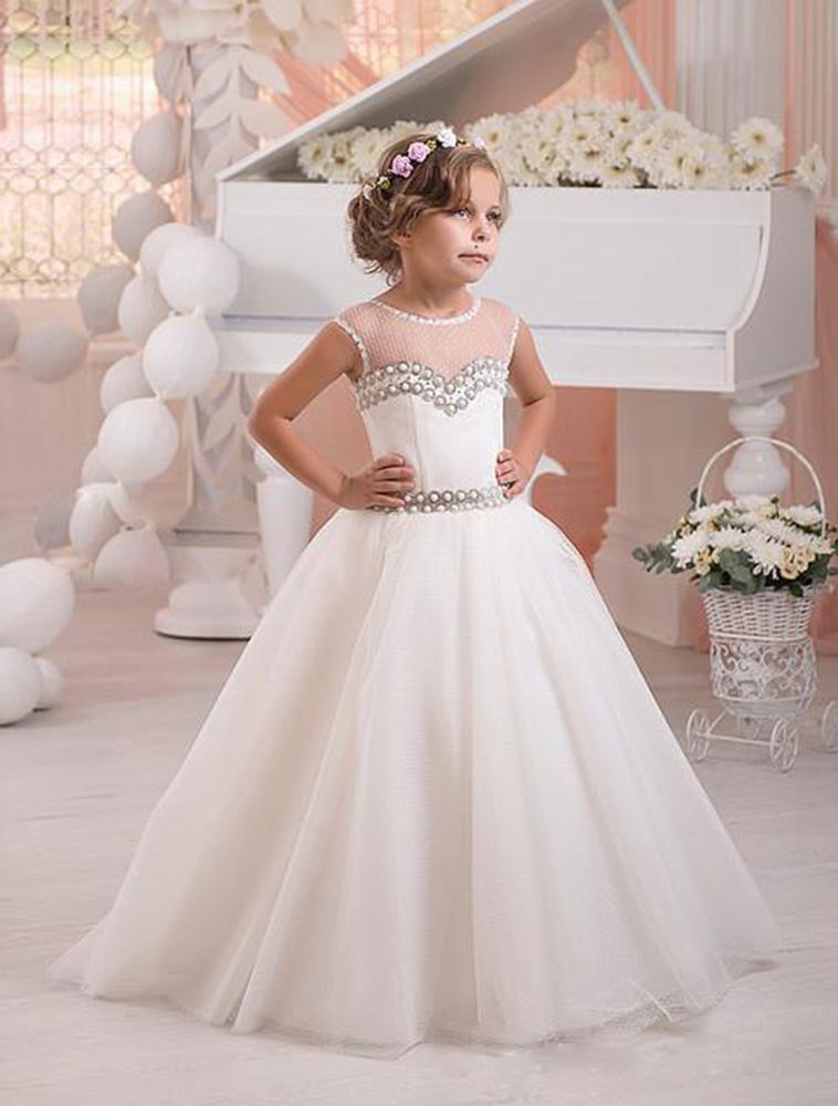 white wedding dresses for kids new white ivory lace wedding prom kids pageant baby