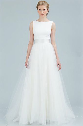 Going to A Wedding Dress Beautiful Bateau Neckline Wedding Dresses for the Chic Bride