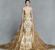 Gold Bridal Gown Luxury Gold Wedding Gowns Unique New A Line Wedding Dress Gold Lace