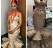Gold Reception Dress Lovely 2019 aso Ebi Arabic Gold Y Lace evening Dresses Sweetheart Mermaid Prom Dresses Vintage formal Party Second Reception Dresses Gowns Zj354 Special