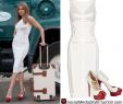 Gorgeous White Dresses Unique sofia Vergara S “hot Pursuit” White Mesh Bandage Dress and