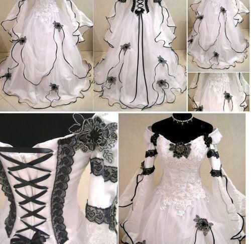 Gothic Wedding Dresses Plus Size Lovely Vintage Plus Size Gothic A Line Wedding Dresses with Long Sleeves Black Lace Corset Back Chapel Train Bridal Gowns for Garden Country