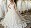 Gowns for Sale Awesome Discount Long Sleeve Wedding Dresses 2019 Modest V Neck Full Lace Applique Sweep Train Dubai Arabic Princess Church Wedding Gown Wedding Dress Sale