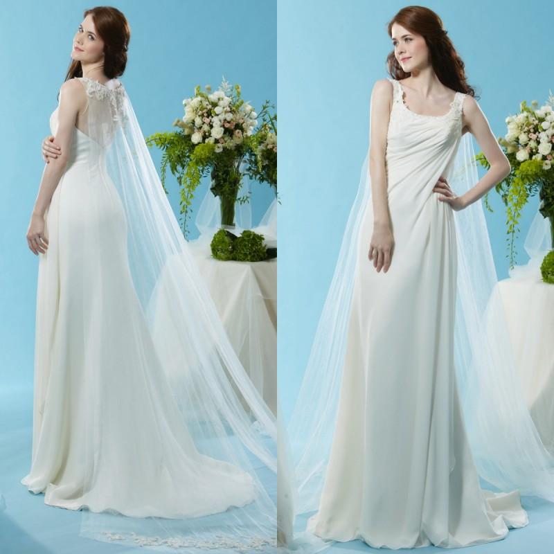 2015 spring greek wedding dresses beach sheath