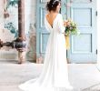 Greek Wedding Dresses Luxury Y V Neck Backless Greek Wedding Dresses 2019 Robe De Mariage Bohemian Beach Bride Dress with Sleeves Country Wedding Dress