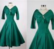 Green Wedding Gown Luxury Green Cocktail Dress for Wedding Best Vintage 50s Elegant