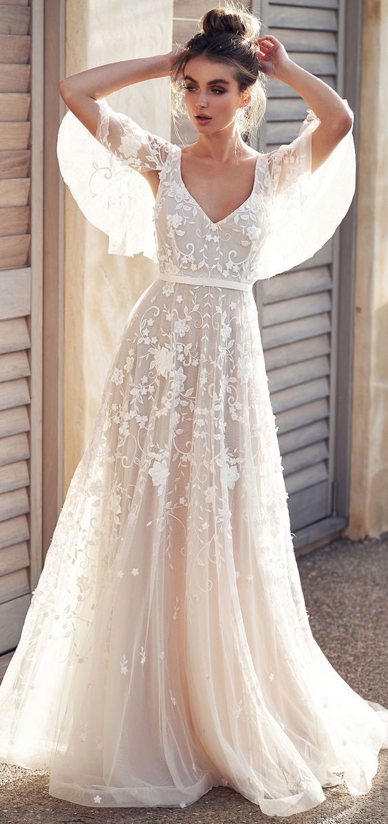 Handkerchief Wedding Dress Best Of 33 Boho Wedding Dress Ideas for Your Big Day