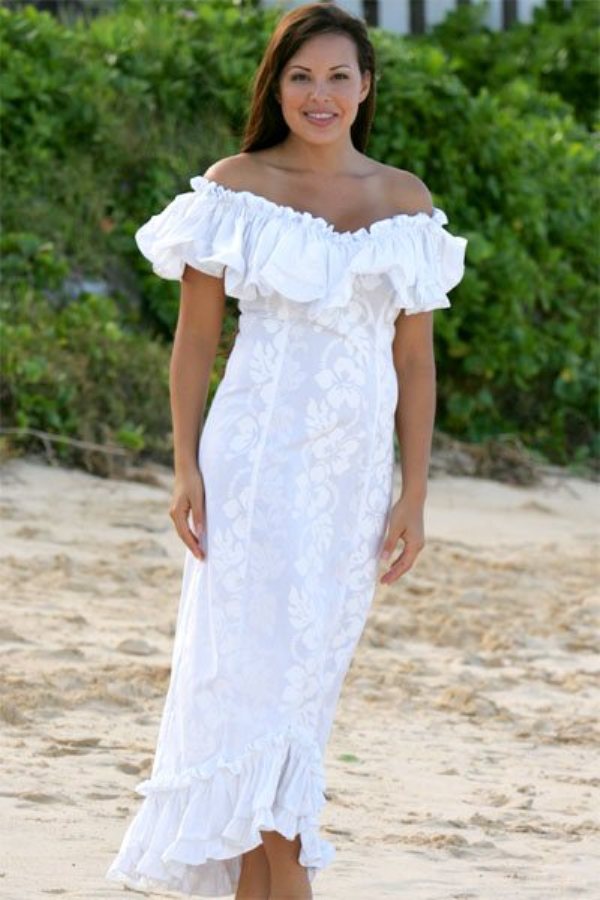 Hawaiian Wedding Dresses Casual Luxury Hawaiian Wedding Dresses with Sleeves – Fashion Dresses