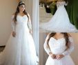 Hawaiian Wedding Dresses Plus Size Beautiful Elegant Plus Size Wedding Dress F the Shoulder Sheer Long Sleeves Bridal Gown
