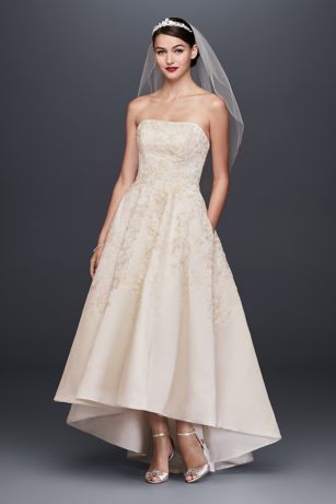 Hi Low Hem Wedding Dresses Best Of This Satin Ball Gown Features Oleg Cassini S Signature