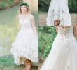 Hi Low Hemline Wedding Dresses Inspirational Discount Vintage Ivory High Low Wedding Dresses for Summer A Line Tiered Lace Fancy Lace Up Bridal Gowns Sweetheart Country Western Plus Size Line