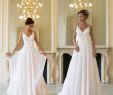 High Fashion Wedding Dress Luxury Naomi Neoh 2018 Greek Style Wedding Dress V Neck Chiffon Summer Beach Wedding Gowns with Handmade Flower Grecian Bridal Dress