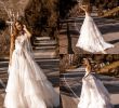 High Neck Wedding Dresses Luxury Discount Crystal Design 2020 Wedding Dresses High Neck Lace Applique Tiered Ruffles Tulle Boho Bridal Gowns Sweep Train Country Plus Wedding Dress