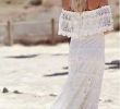 Hippie Wedding Dresses for Sale Elegant Hot Sale Boho Wedding Dresses 2018 Bateau Neck Short Sleeves Full Lace Long Spring Summer Bridal Wedding Gowns
