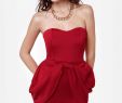 Hips Dress Awesome Rose Hips Strapless Red Dress Best Of New