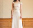 Hitherto Dresses Inspirational Retro Wedding Dress Cap Sleeve Wedding Dress Ivory Silk