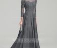 House Of Brides Best Of A Line Princess Scoop Neck Floor Length Chiffon evening Dress with Beading Sequins