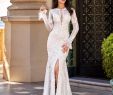 Illusion Bridal Gowns Unique Sleeved Mermaid Wedding Dress Val Stefani Gadot D8167