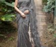 Indian Wedding Dresses Designer Elegant Grey Colour Net Indian Sari Embroidery Designer Wear Indian Blouse Wedding Fancy Saree
