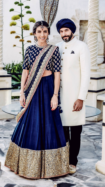 Indian Wedding Dresses Designer Lovely Azadeh Roshan and Arjun Ahluwalia