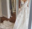 Inexpensive Beach Wedding Dresses Elegant Y Deep V Neck Wedding Dress Lace Wedding Dress Open Back