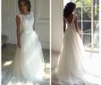 Inexpensive Boho Wedding Dresses Awesome Discount 2019 New Lace Scoop Neck Lace Tulle Boho Cheap Wedding Dresses Summer Beach Bridal Gown Bohemian Wedding Gowns Robe De Mariage Buy Dresses