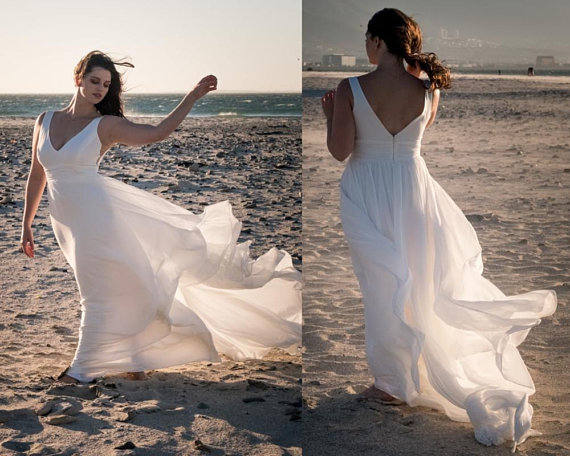 Informal Plus Size Wedding Dresses Awesome Casual Beach Wedding Dress with Sleeves – Fashion Dresses