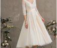 Informal Wedding Dress Tea Length Luxury Cheap Wedding Dresses