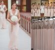 Island Wedding Guest Dresses Unique Rose Gold Sparkly Sequins Long Bridesmaid Dresses 2017 V Neck Sheath Chiffon Beach Country Style Maid Of Honor Gowns Wedding Guest Dress
