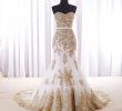 Ivory and Gold Wedding Dresses Best Of Real Wedding Dress Gold Lace Appliques Bridal Dresses Court