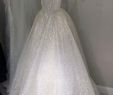 Ivory Color Wedding Dresses Best Of A Line Sparkle Beach V Neck Sequins Ivory Wedding Gowns Rpd2106