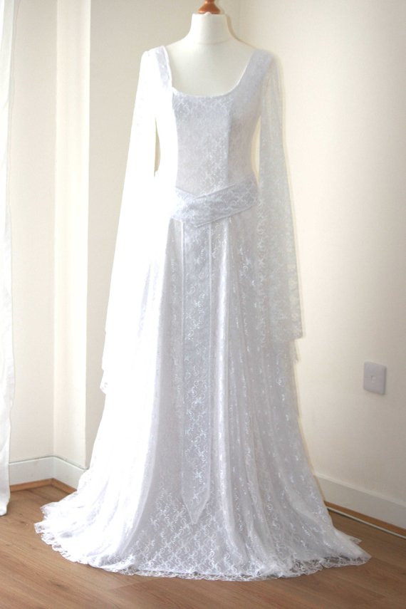 lord of the rings wedding dress lord od the rings galadriel white mirror dress lord the fantastic