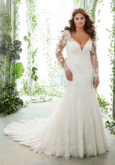 Ivory Plus Size Wedding Dress Unique Mori Lee 3251 Paola Dress Madamebridal
