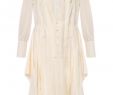 Ivory Silk Dress Elegant Ruffled Silk Dress Chloe Vitkac Shop Online