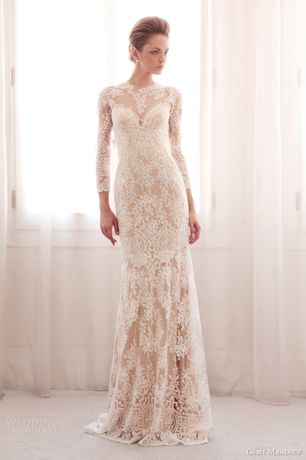 Ivory Wedding Dresses Luxury Ivory Lace Wedding Dress ornaments In Concert with S Media