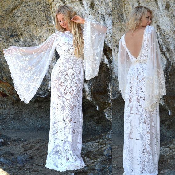 Ivory Wedding Dresses with Sleeves Awesome Sheer Angel Sleeves Ivory Wedding Dress Back Cut Out