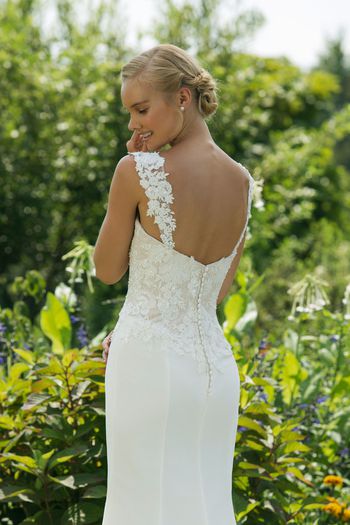 Ivory Wedding Dresses with Sleeves Lovely Pinselschleppe