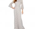 Jcpenny Wedding Dresses Elegant Yx Nites 3 4 Bell Sleeve Embellished Lace evening Gown